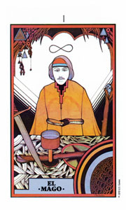 Mago by Aquarian Tarot