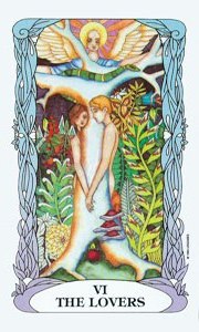 Lovers by Moon Tarot