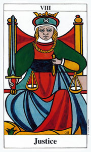 Justice by Merseille Tarot